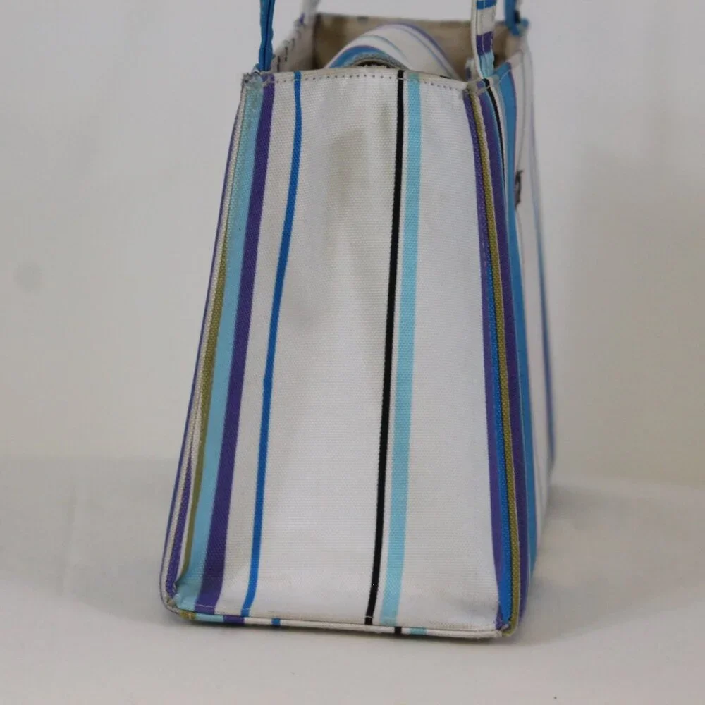 Kate Spade New York Striped‎ Small Tote Bag – Early 2000s-Y2K
